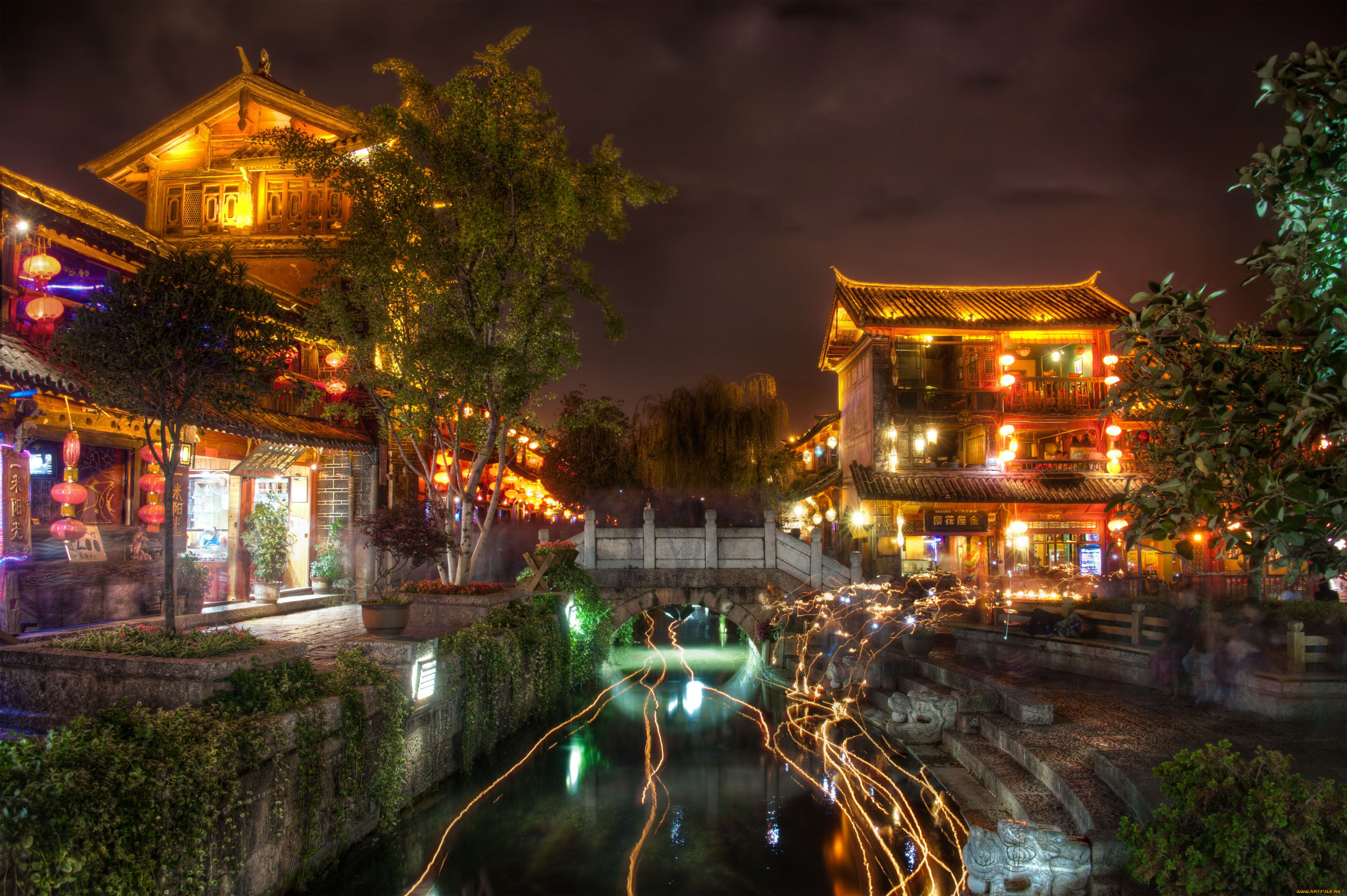 old, town, of, lijiang, , , , china, city